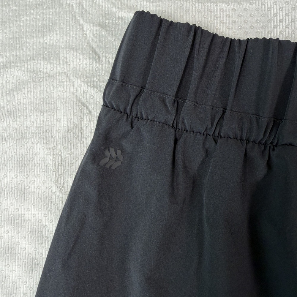 All in Motion Womens Wide Leg Pants XL Black Stretch Athletic Lounge Drawstring - Picture 9 of 10